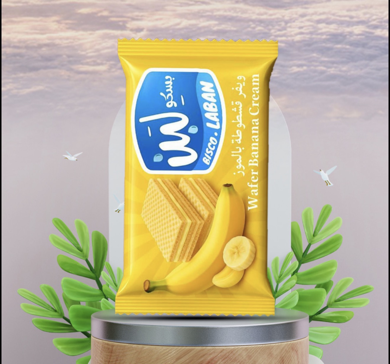 Bisco Laban Wafer Banana Cream