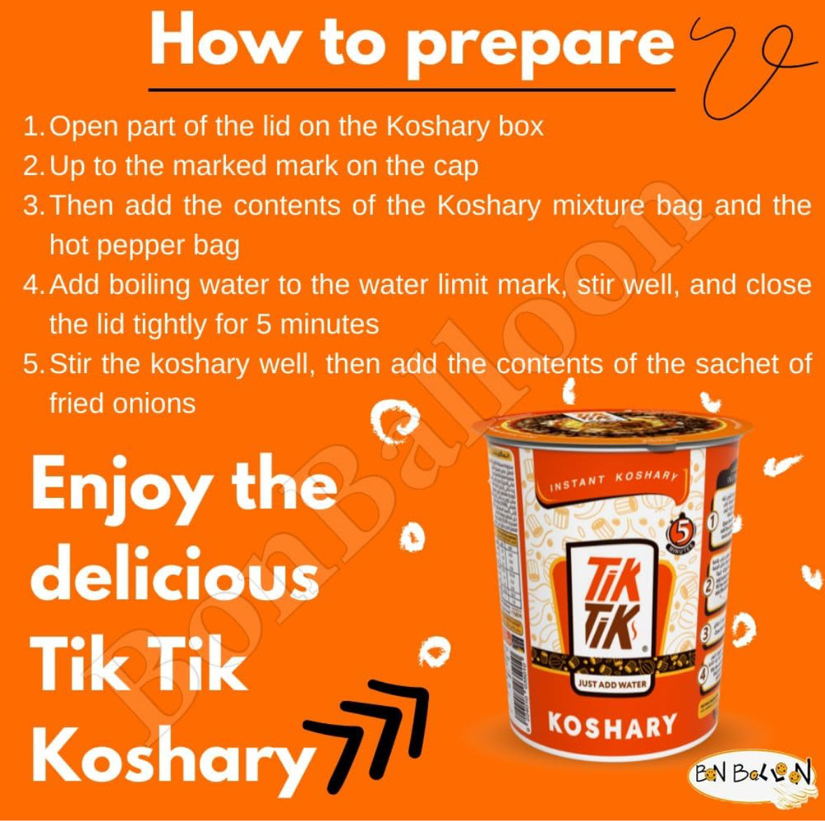 Koshari Tik Instant Organic & Natural Pure National Dish Meal Dried Dry Egyptian Egypt
Traditional (1 Pack = 3.70 oz / 105 gm ) Kosher Halal