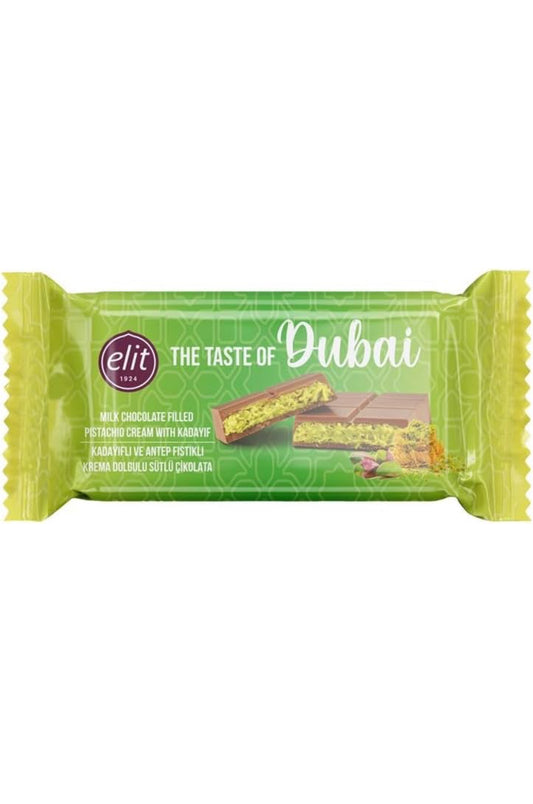 Elit Dubai Pistachio Milk Chocolate 90 Grams