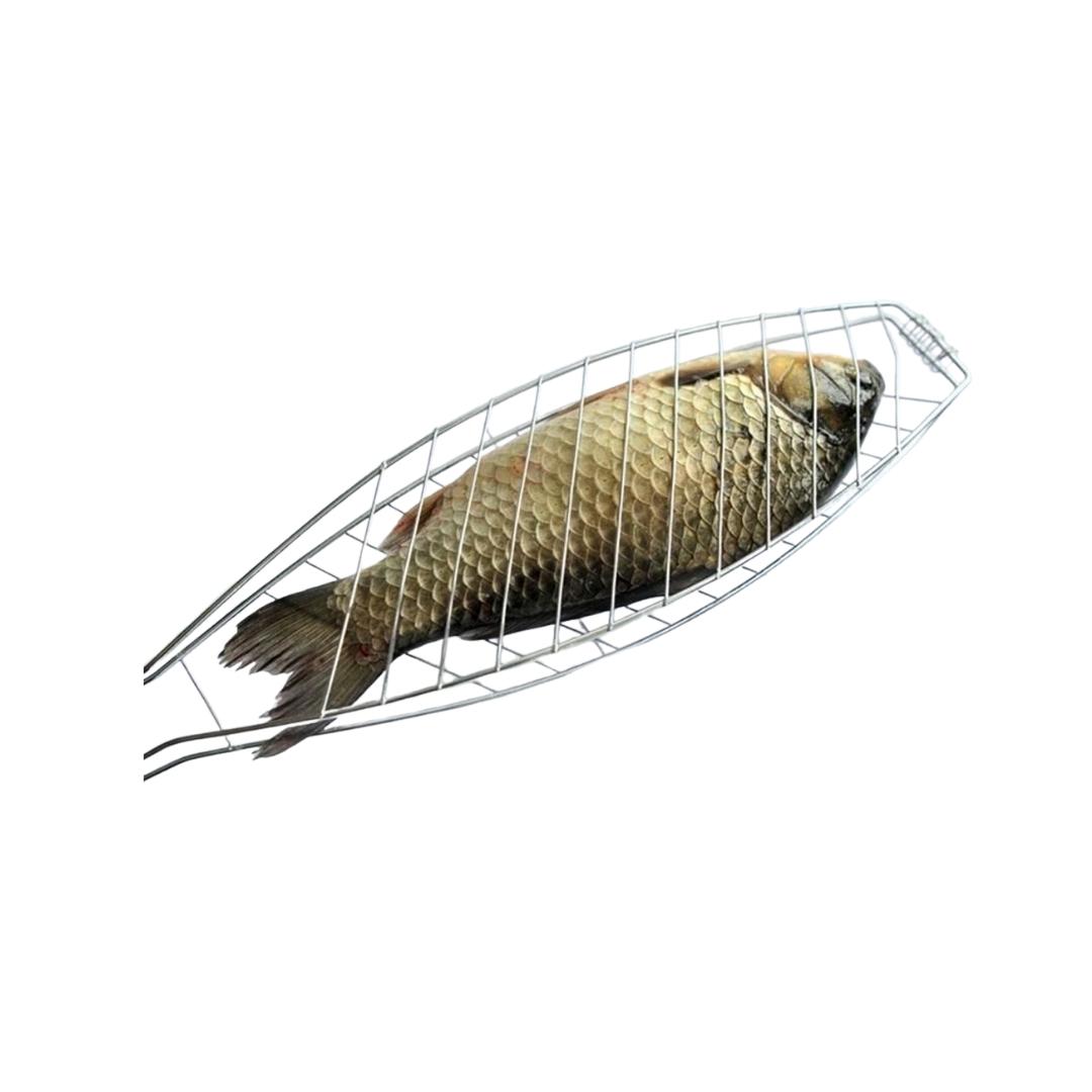 Stainless Steel Fish Grill Basket 25”x5”