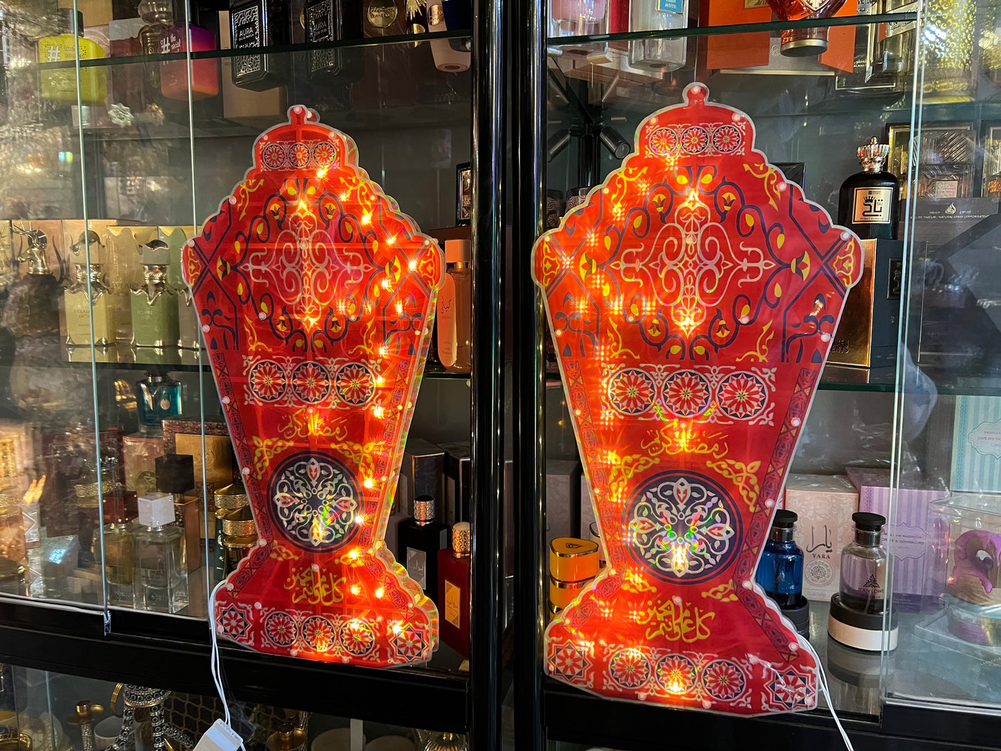 Red Fanoos light up with plug