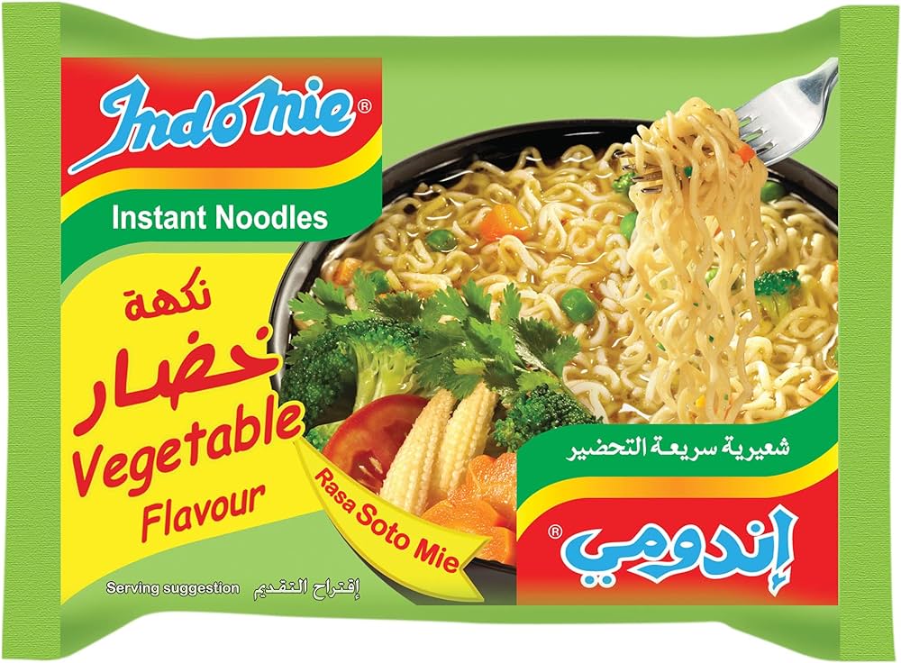 Indomie instant noodles vegetable flavor