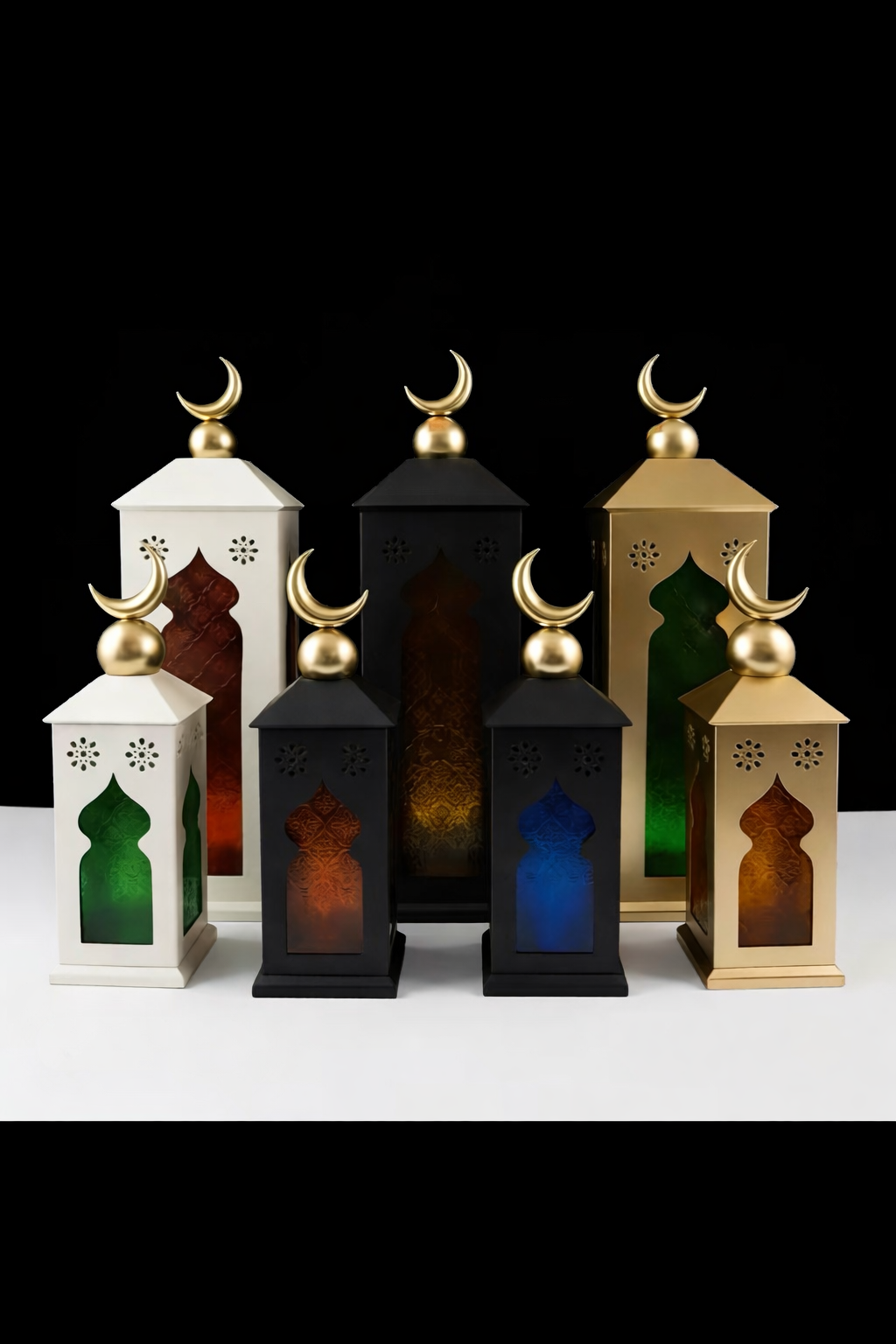 Metal and Glass Window Lantern