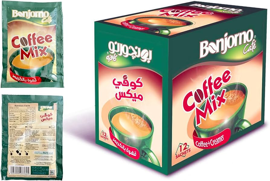 Bonjorno Coffee Mix 2 x 1 Coffee + Creamer Unsweetened and Refreshing