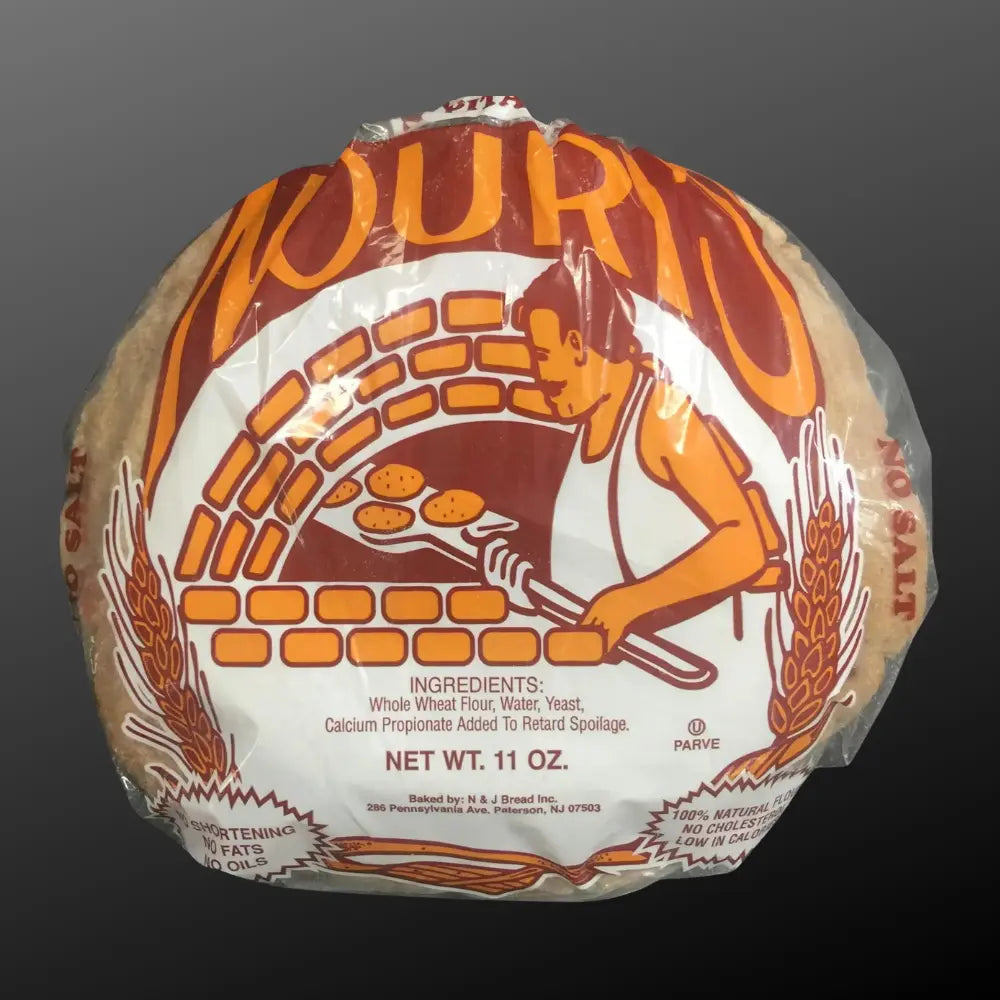 Family bread Whole Wheat No Salt Pita Bread