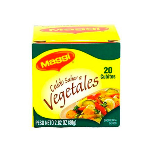 MAGGI VEGGIE BOUILLON CUBES / 2.82 OZ