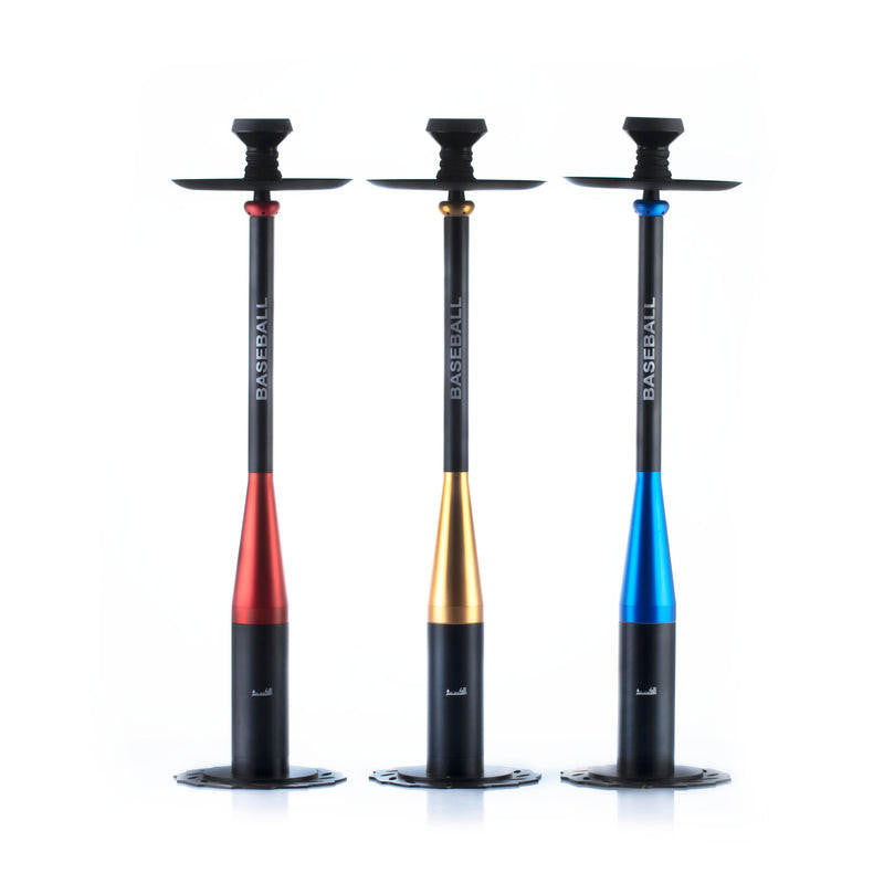 BASEBALL SHAPE ALL STAINLESS STEEL HOOKAH 30"