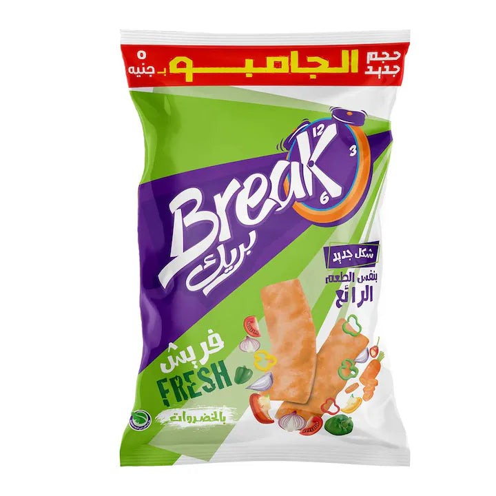 Break Fresh Snacks With Vegetables