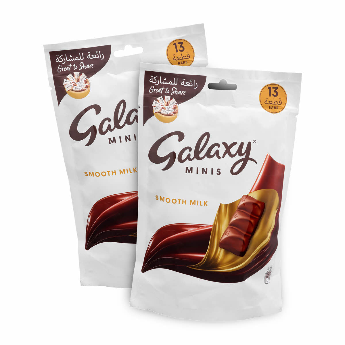Galaxy Minis Smooth Milk Pack of 2