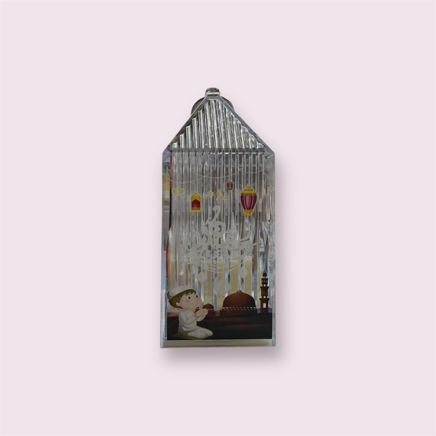 Ramadan Toy Lantern, Light Up Kids Fanous, Clear