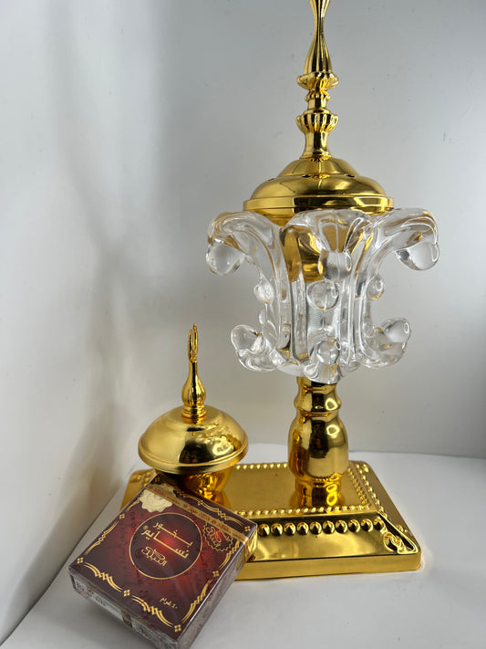 Crystal Fountain Incense Burner