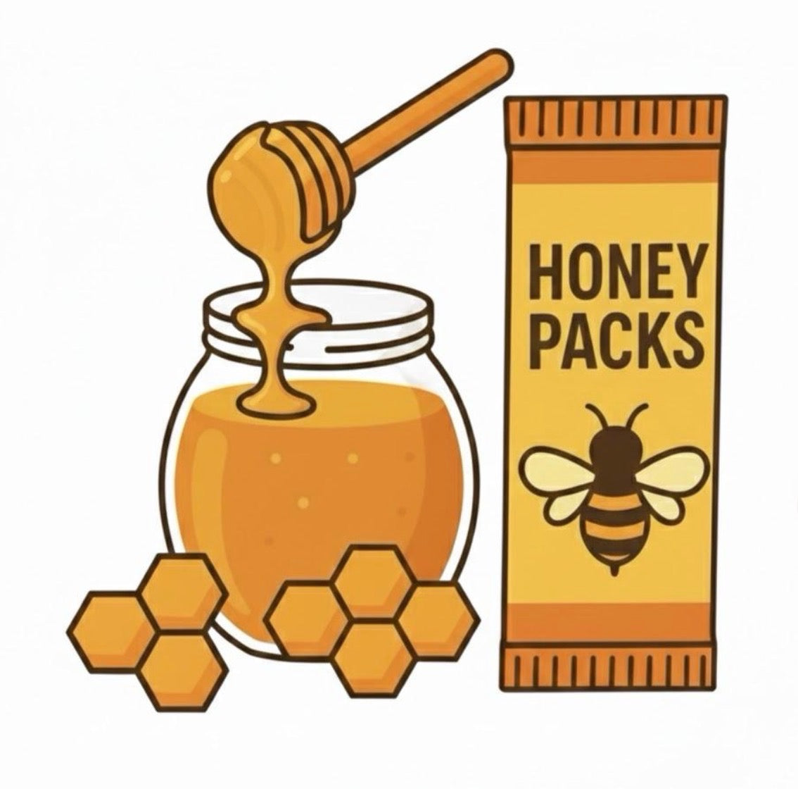 Organic Honey Pack with Bee Pollen, 12 Sachets, 20g Each,  Convenient Single-Serve Packs
 12 packs x 20 g- Authenticity Promise