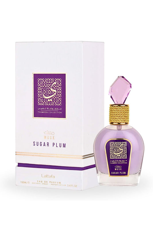 Lattafa Perfume Sugar Plum Thameen Collection Musk Unisex EDP - 100ML (3.4 OZ)