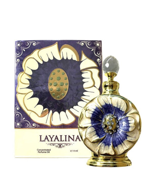 Layalina Attar Perfume Oil 14 ML By Khadlaj: Authentic Beautiful Fragrance