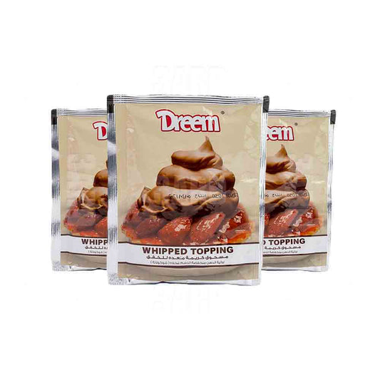 Dreem Whipped Topping Chocolate 65g - Pack of 3