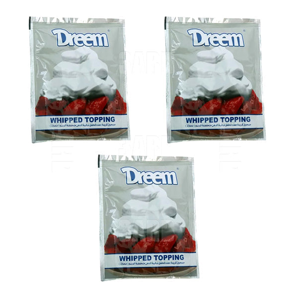 Dreem Vanilla Whipped Topping Powder 40gm - pack of 3