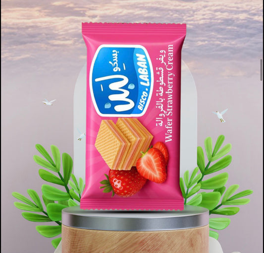 Bisco laban Wafer Strawberry Cream