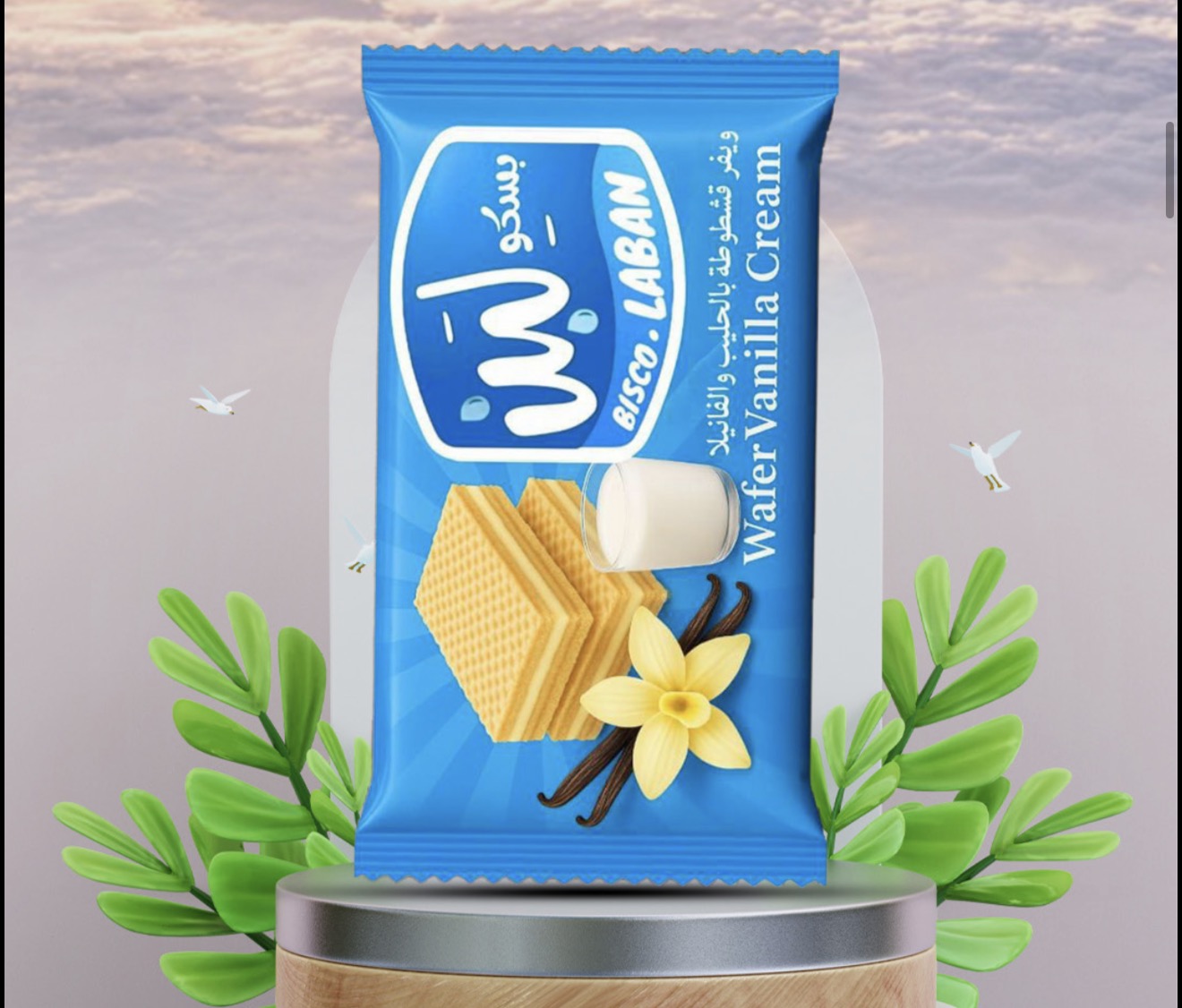 Bisco Laban Wafer Vanilla Cream