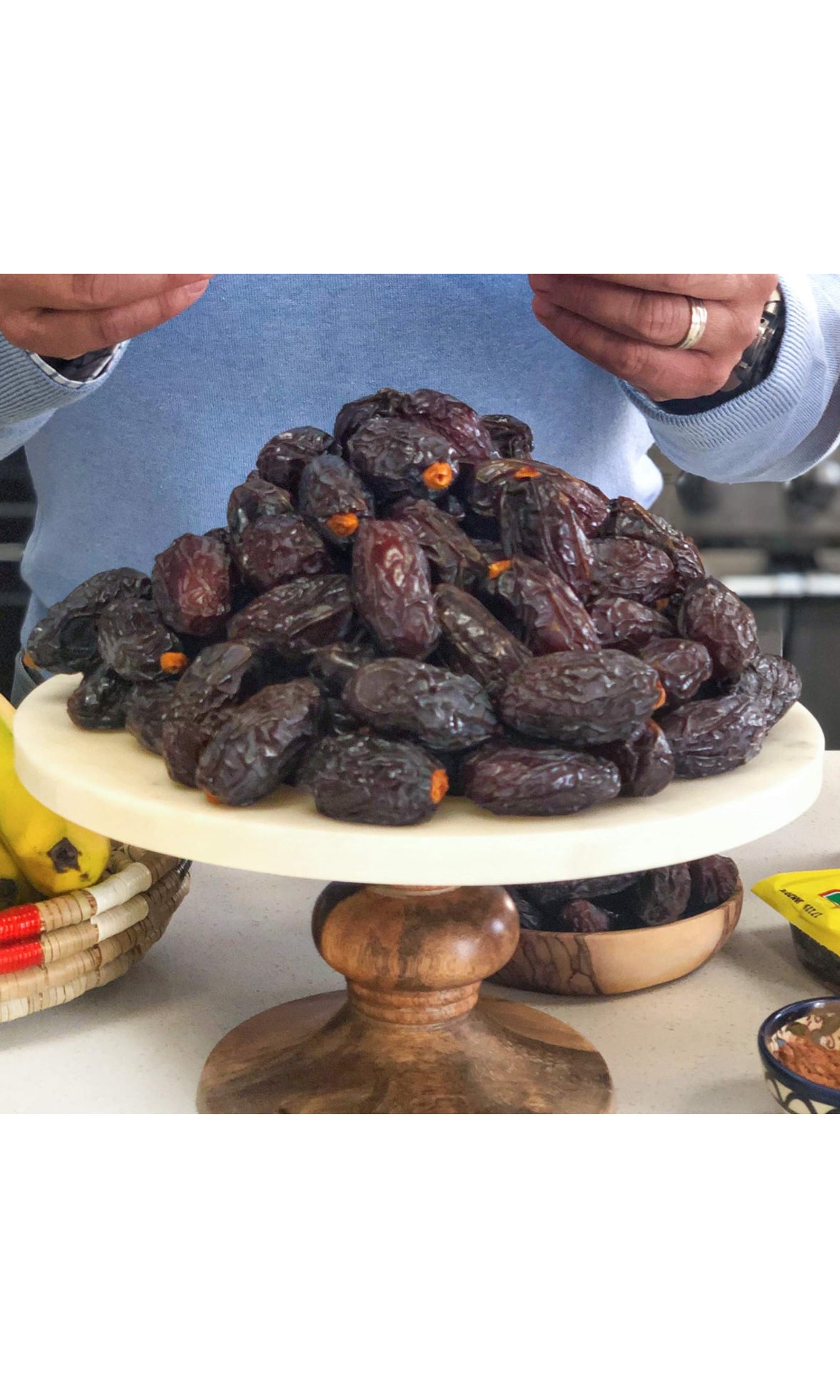 Ziyad Medjool Dates, 4.4lb Box Naturally Sweet Fruit Snack with No Added Sugar, Hand-Picked, No Additives, No Preservatives,