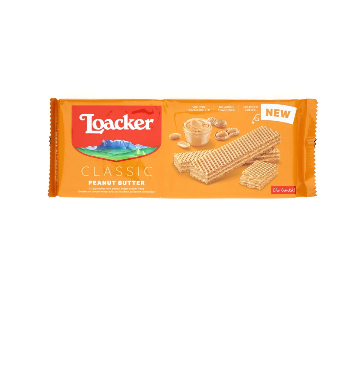 Loacker Peanut Butter Wafers 4.4 Oz (125gr)