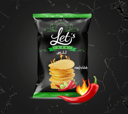 Let’s Chips spicy flavor