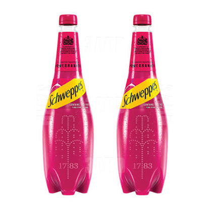 Schweppes Pomegranate Flavoured Soft Drink 1 Liter