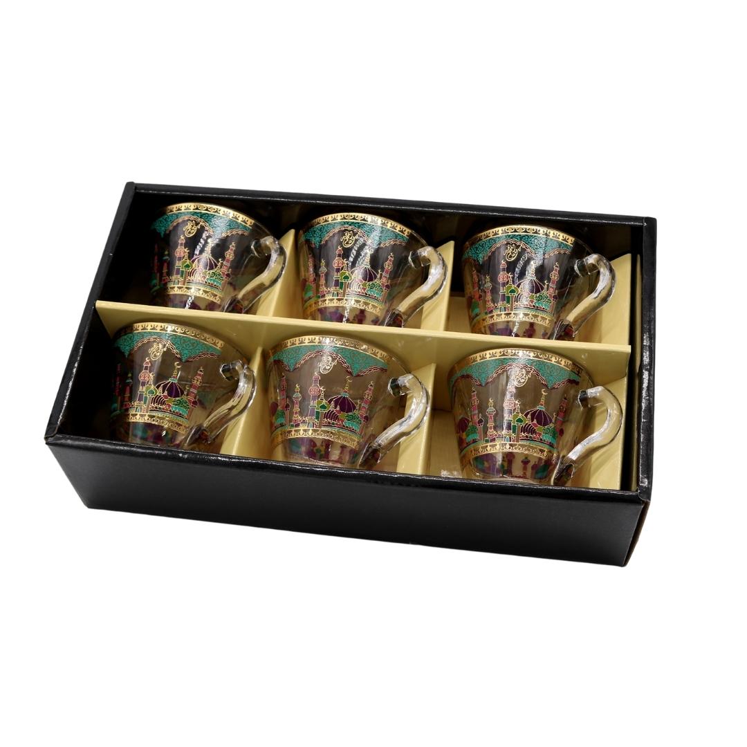 6 Pieces Deluxe Glassware(Random Designs)