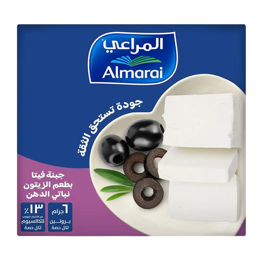 Almarai Feta Cheese with Olive Flavor
500g
