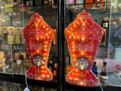 Red Fanoos light up with plug
