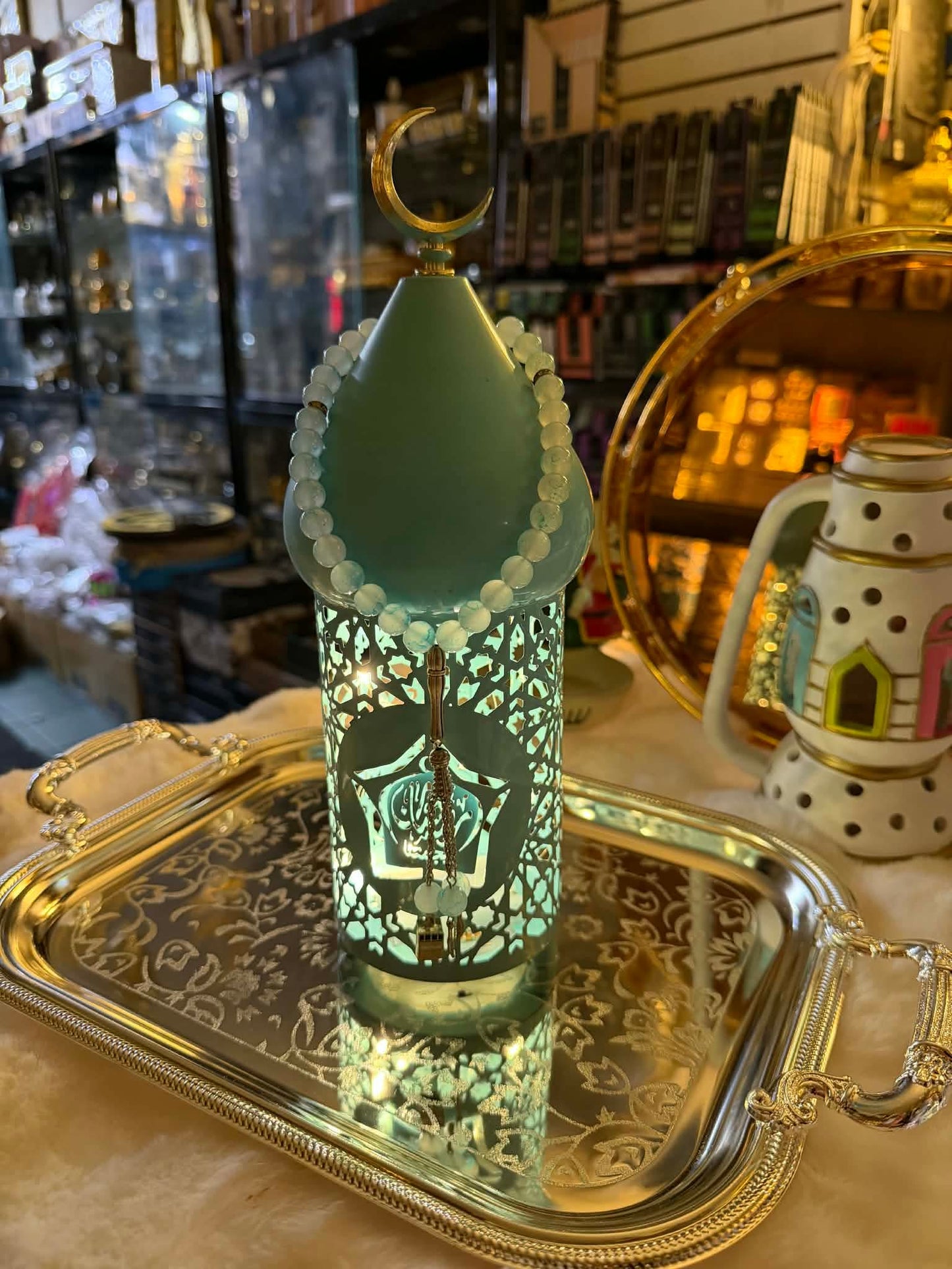 Blue or white light up Ramadan Fanoos