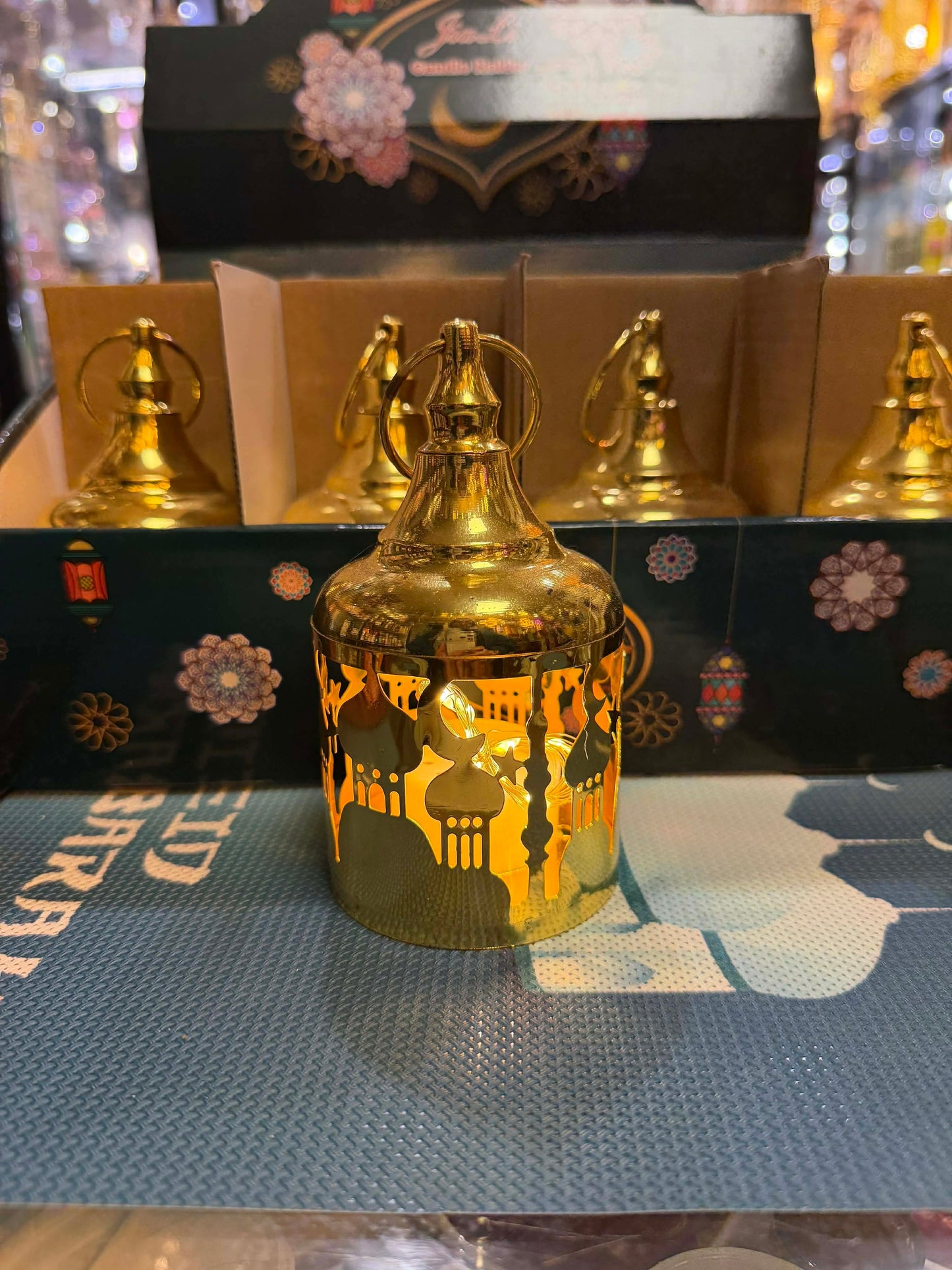Mini Ramadan Lanterns light up for Gifts set of 12