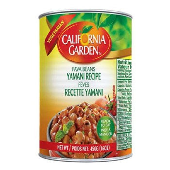 California Garden Fava Beans Yamani Recipe 16oz
