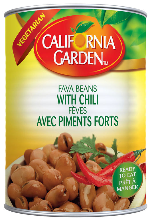 California Garden Fava Beans with chili