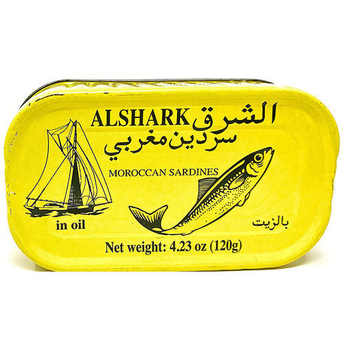 ALSHARK Moroccan Sardines in Oil 120g