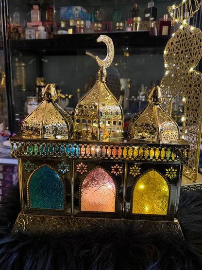 Triple Ramadan Fanoos with light