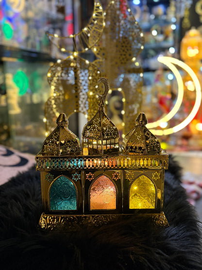 Triple Ramadan Fanoos with light