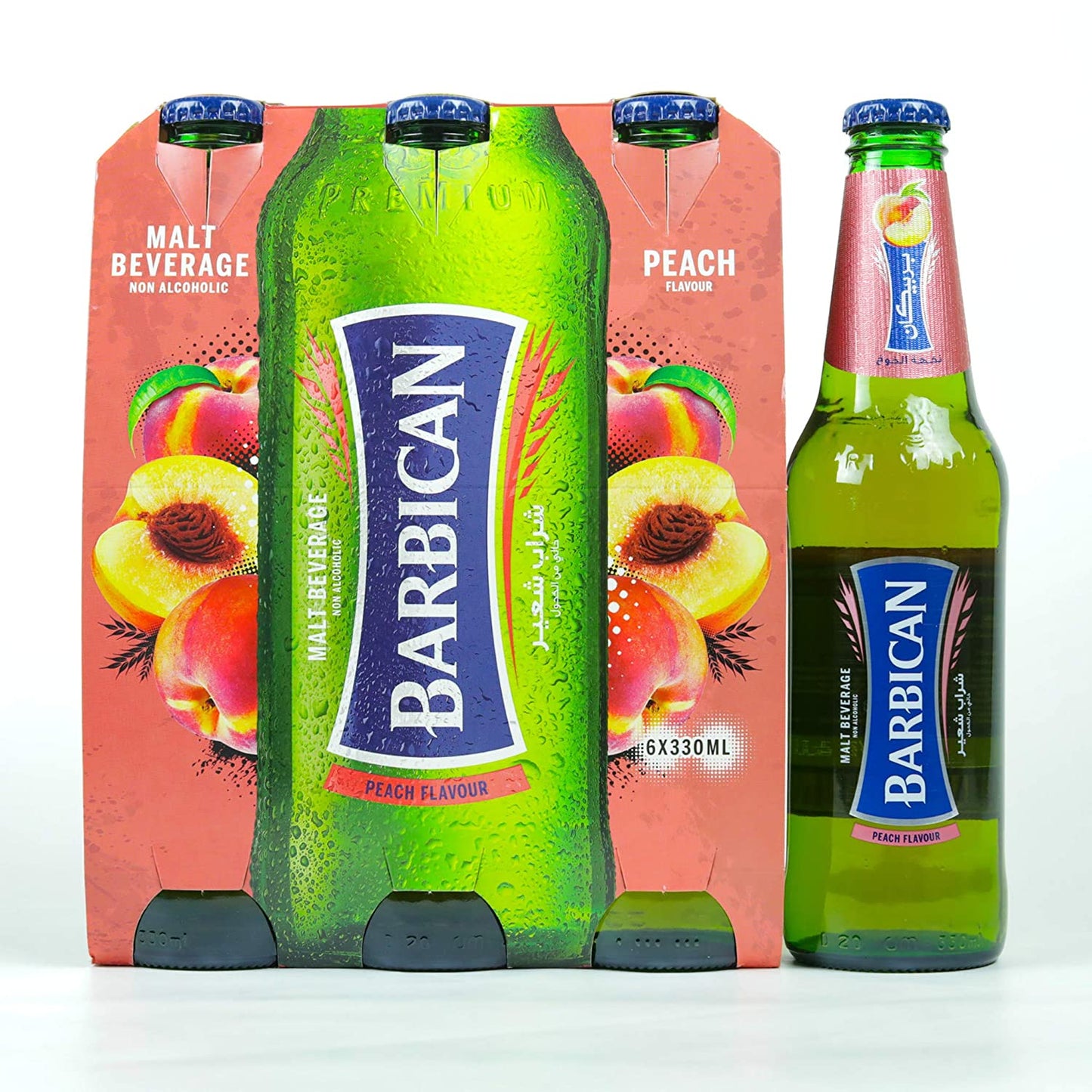 Barbican Peach Non Alcoholic Drink 6×11.1 Oz