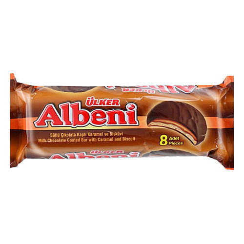 ULKER Albeni Ring Milk Chocolate Coated Bar w/Caramel & Biscuit