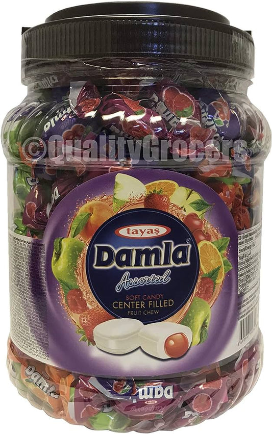 Damla Assorted Soft Candy Center Filled Fruit Chew