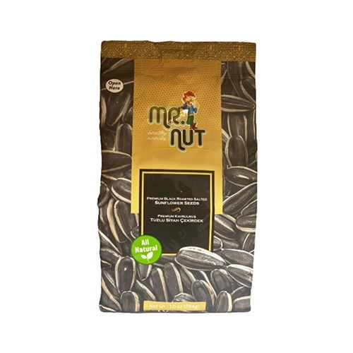 MR.NUT Premium Black Roasted & Salted Sunflower Seeds 284g (10oz)