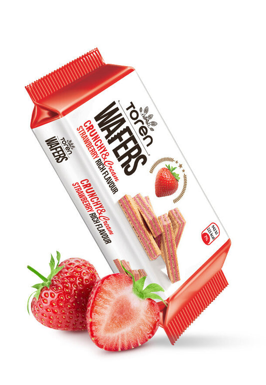 Toren Waffers strawberry rich flavor