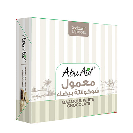 Abu Auf Maamoul with White chocolate box