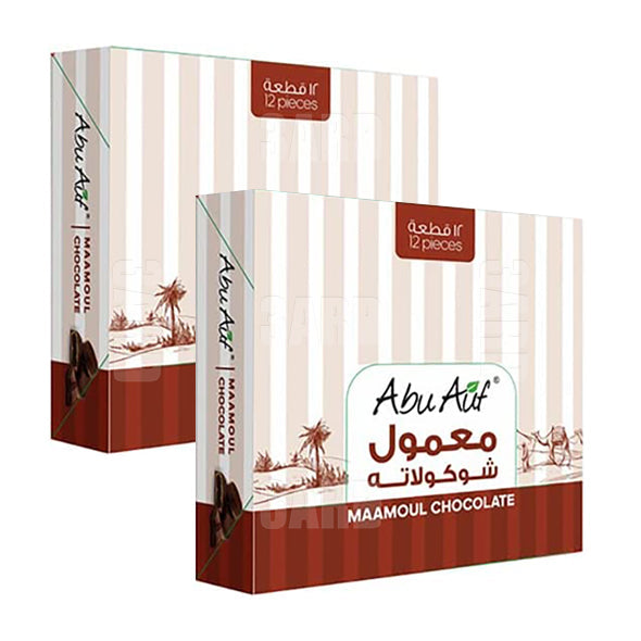 Abu Auf Maamoul with Chocolate box 12pcs - pack of 2