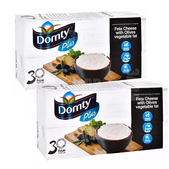 Domty Feta Cheese Plus Olive 500g - Pack of 2