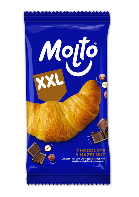 Molto XXL Croissant Filled With Chocolate Hazelnut