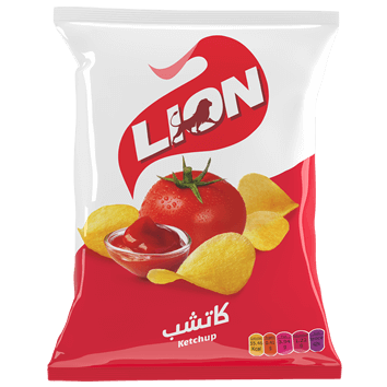 Lion Ketchup Chips jumbo bag