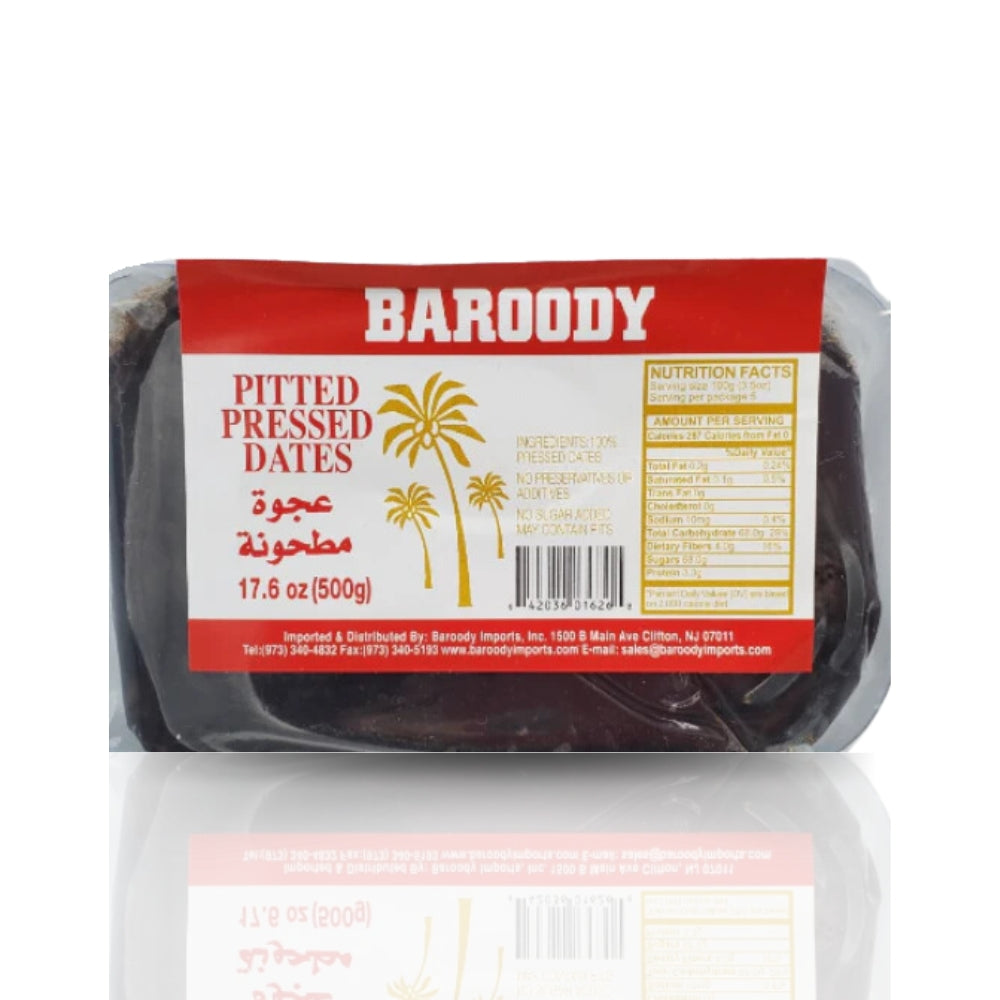 Baroody Pitted Pressed Baking Dates 500g