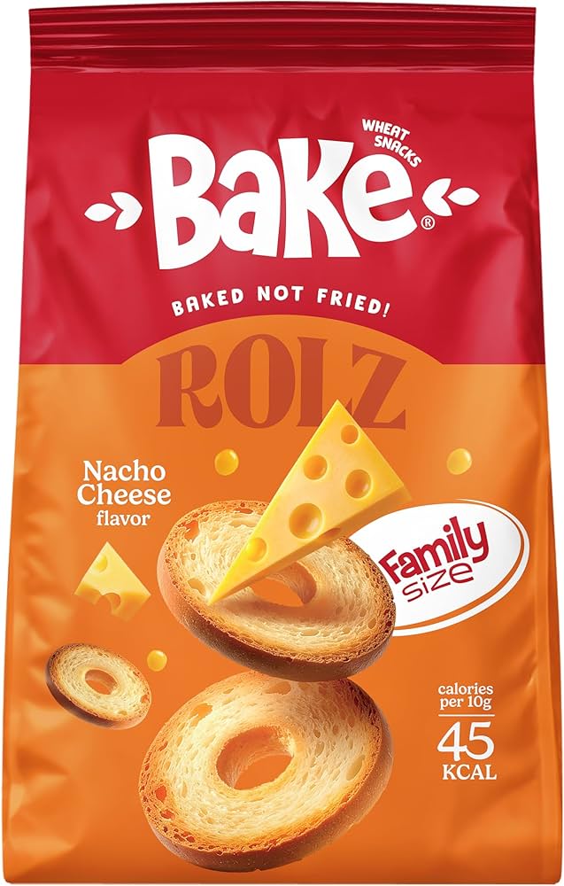 Bake Rolls Family Nacho Cheese 90Gm