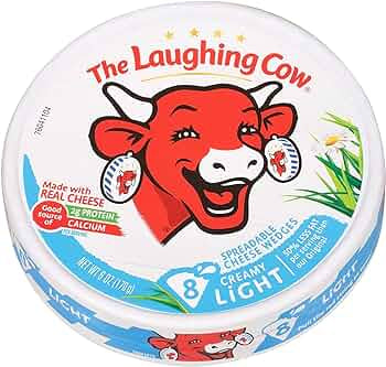 The Laughing Cow Spreadable Cheese Wedges: (Pack of 2) Light Creamy Swiss (Pack of 2) 8.75 oz Size