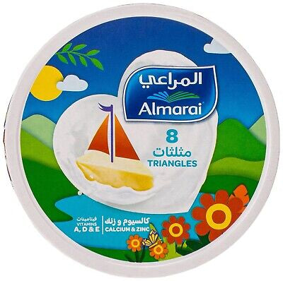 Almarai Fresh Cheese Triangles 8 Portions (120g Each) Pack of 2